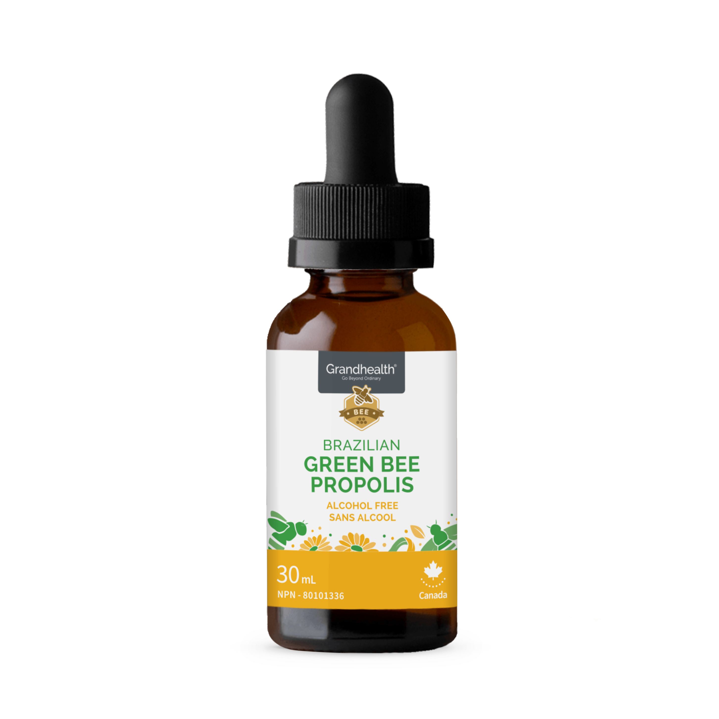 Brazilian Green Bee Propolis Tincture (Alcohol Free)